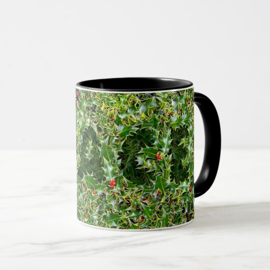 Funky Prickly Peace Holly Tasse (VorderseiteRechts)