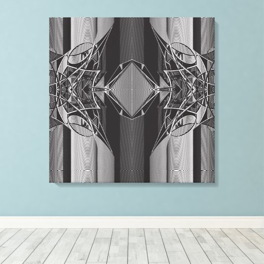 Funky Print 431 Leinwanddruck (Insitu (Holzboden))