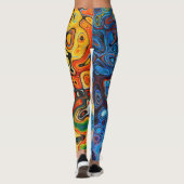 Funky Psychadelic Leggings (Rückseite)