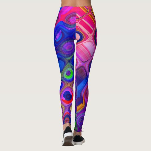 Funky Psychedelic Leggings (Rückseite)