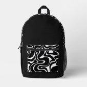 'Funky Psychedelic'-Rucksack  Bedruckter Rucksack (Vorderseite)