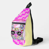 Funky pup French Bulldog Tasche (Rechte Ecke)