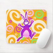 Funky rabbit, Mousepad (Mit Mouse)