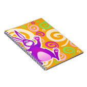 Funky rabbit, Notebook Notizblock (Rechte Seite)