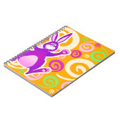 Funky rabbit, Notebook Notizblock (Linke Seite)