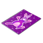 Funky rabbit, Notebook Notizblock (Linke Seite)
