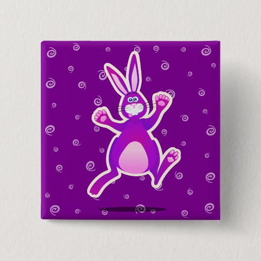 Funky rabbit, Schaltfläche Button (Vorderseite)
