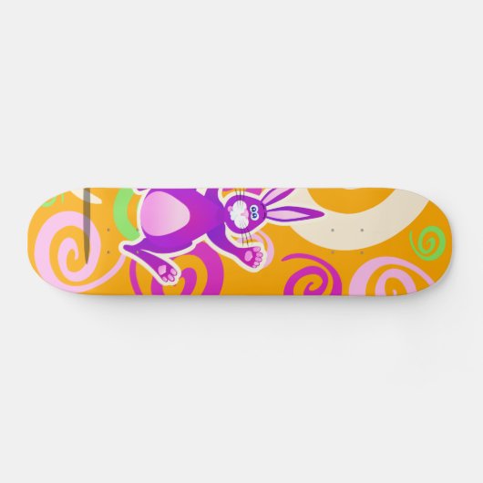 Funky rabbit, Skate Skateboard (Horizontal)