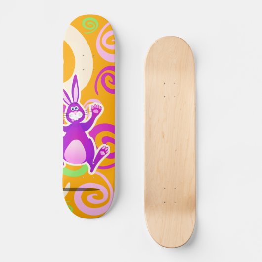 Funky rabbit, Skate Skateboard (Vorderseite)