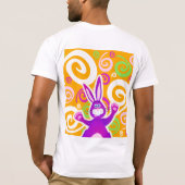 Funky rabbit, T - Shirt (Rückseite)