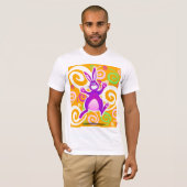 Funky rabbit, T - Shirt (Vorne ganz)