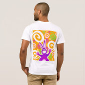 Funky rabbit, T - Shirt (Schwarz voll)