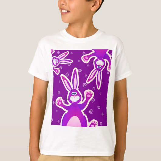 Funky rabbit, T - Shirt (Vorderseite)