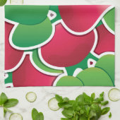 Funky radish küchentuch (Gefaltet)