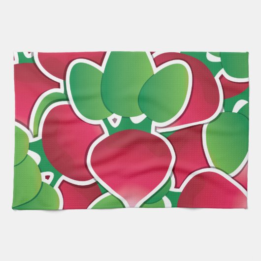 Funky radish küchentuch (Horizontal)