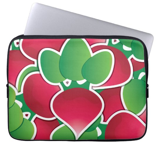 Funky radish laptopschutzhülle (Vorderseite)