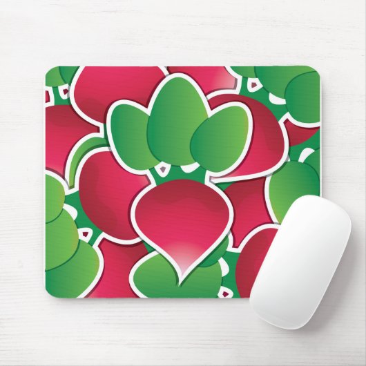 Funky radish mousepad (Mit Mouse)