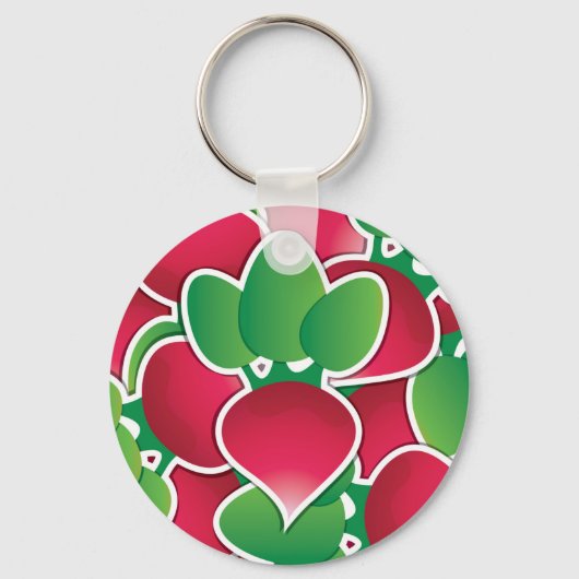 Funky radish schlüsselanhänger (Vorderseite)