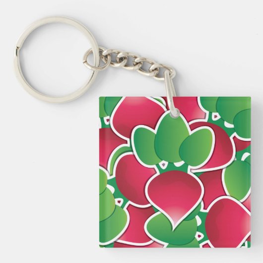 Funky radish schlüsselanhänger (Vorderseite)