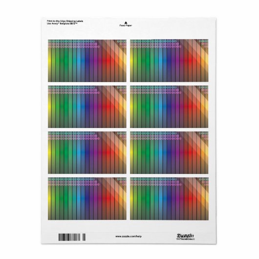 Funky Rainbow Abstrakt (Vorne)