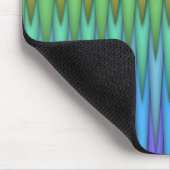 Funky Rainbow Abstraktes Fraktal Art Mousepad (Ecke)