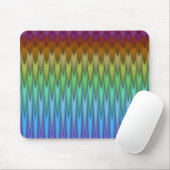 Funky Rainbow Abstraktes Fraktal Art Mousepad (Mit Mouse)