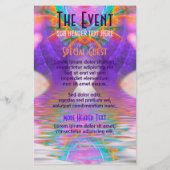 Funky Rainbow House Music Club Party Flyer (Hinten)