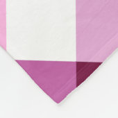 Funky Rainbow Kariert Pattern Medium Fleece Blanke (Ecke)