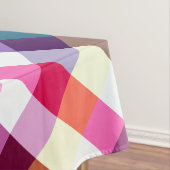 Funky Rainbow Kariert Pattern Medium Tableclout Tischdecke (Beispiel)