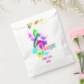 Funky Rainbow Musiknote Personalisiert Geschenktütchen (Versiegelt)