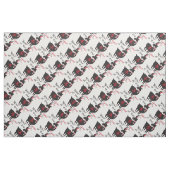 Funky Red and Black Year of the Goat Stoff (Fat Quarter (45,7 x 55,9 cm))