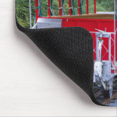 Funky Red Funicular Mousepad (Ecke)