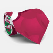 Funky red Trauben Krawatte (Gerollt)