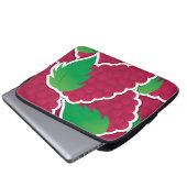 Funky red Trauben Laptopschutzhülle (Vorne Knopf)