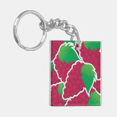 Funky red Trauben Schlüsselanhänger (Vorderseite links)