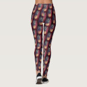 Funky Red Yummy Pineaple Leggings (Rückseite)