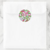 Funky Retro Aufkleber (Tasche)