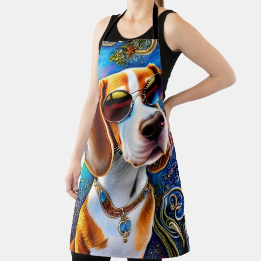 Funky Retro Beagle Schürze (InSitu)