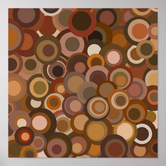 funky-retro-braun poster (Vorne)