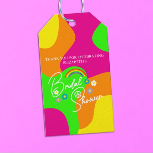 Funky Retro-Brautjungferfeier Geschenkanhänger