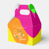 Funky Retro-Brautjungfernparty Geschenkschachtel (Vorderseite)