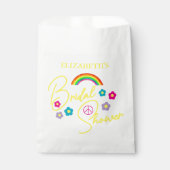 Funky Retro-Brautjungfernparty Geschenktütchen (Vorderseite)