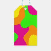 Funky Retro-Brautparty Geschenkanhänger (Rückseite)