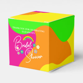 Funky Retro-Brautparty Geschenkschachtel