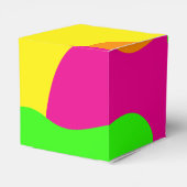 Funky Retro-Brautparty Geschenkschachtel (Rückseite)