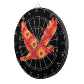Funky Retro Circles Eagle Dartscheibe (Vorderseite rechts)