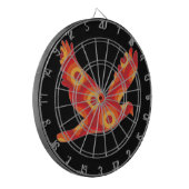 Funky Retro Circles Eagle Dartscheibe (Vorderseite Links)