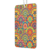 Funky Retro Colorful Mandala Pattern Autolufterfrischer (Links)