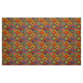 Funky Retro Colorful Mandala Pattern Stoff (Fat Quarter (45,7 x 55,9 cm))