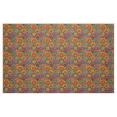 Funky Retro Colorful Mandala Pattern Stoff (Fat Quarter (45,7 x 55,9 cm))